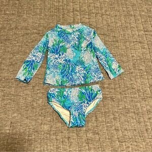 Like New Lilly Pullitzer toddler girl's swimsuit